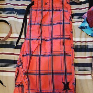 Mens Hurley Salmon board shorts Size 32 Barely worn like new